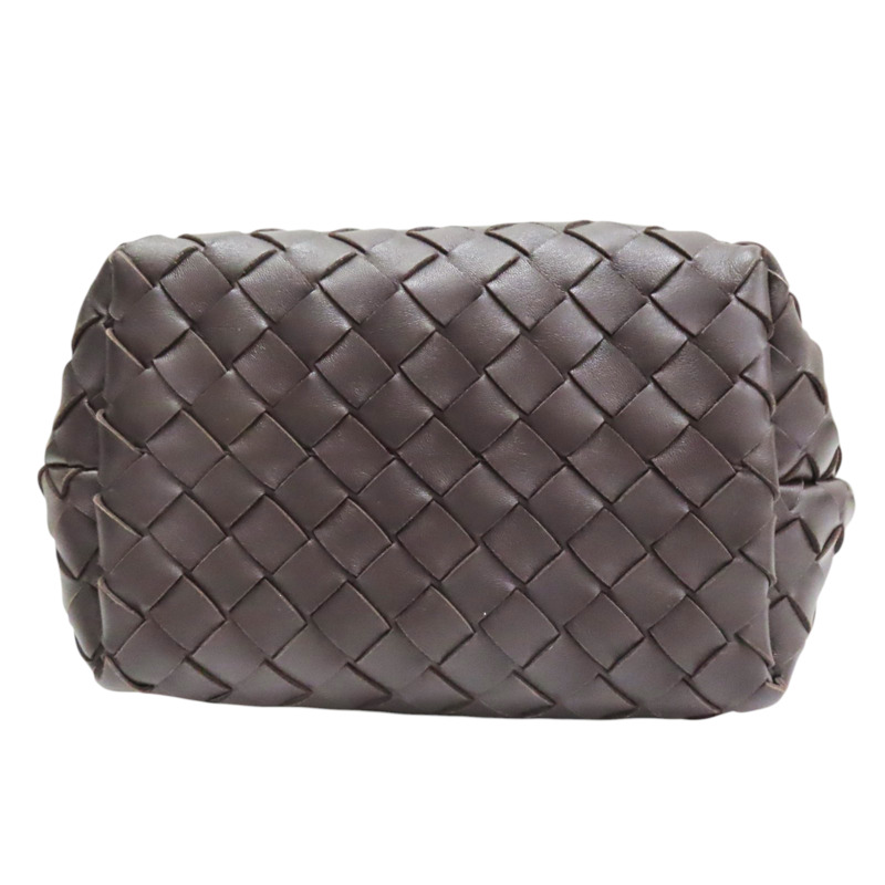 棕色 羊皮編織 Small Andiamo 水桶包 肩背包【BOTTEGA VENETA BV 寶緹嘉】 855759-3