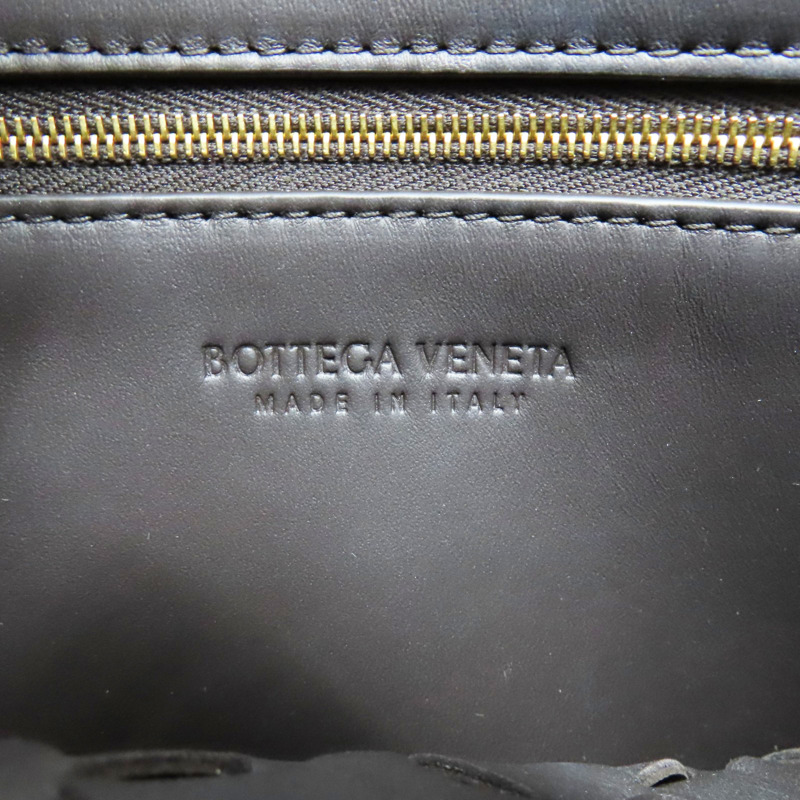 棕色 羊皮編織 Small Andiamo 水桶包 肩背包【BOTTEGA VENETA BV 寶緹嘉】 855759-4