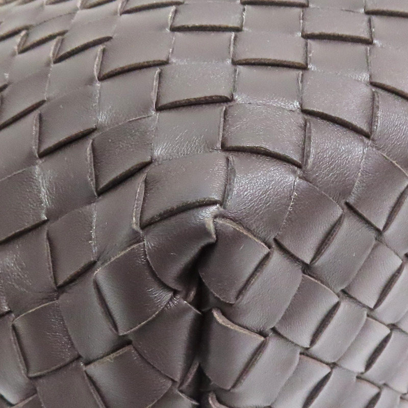 棕色 羊皮編織 Small Andiamo 水桶包 肩背包【BOTTEGA VENETA BV 寶緹嘉】 855759-10