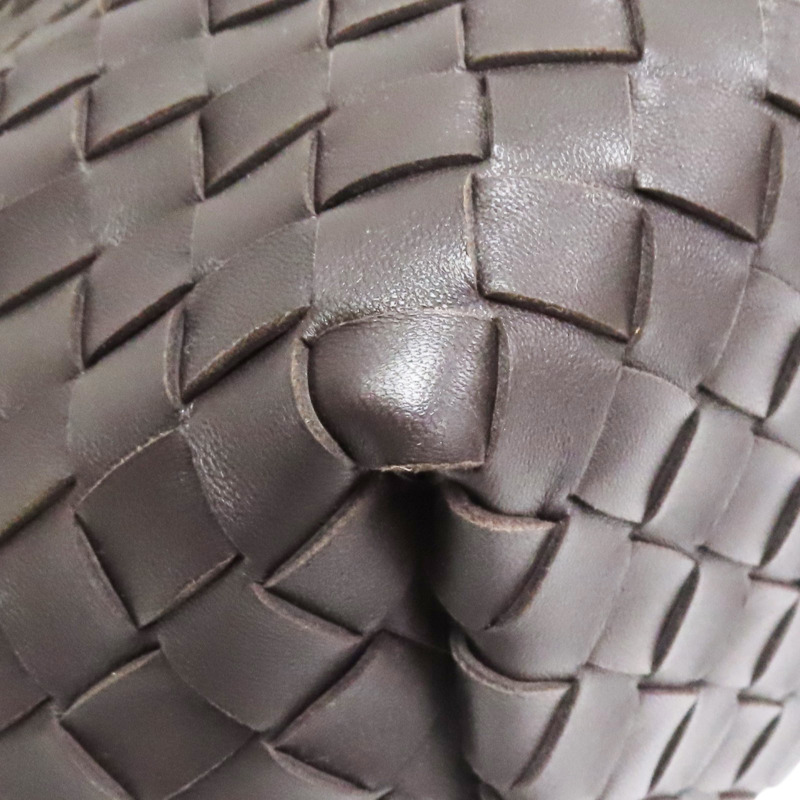 棕色 羊皮編織 Small Andiamo 水桶包 肩背包【BOTTEGA VENETA BV 寶緹嘉】 855759-12