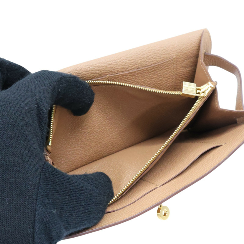 雀木色 Chevre Mysore 山羊皮 Kelly To Go Wallet 肩背包 Z刻 金扣【HERMES 愛馬仕】 H080255CC-5