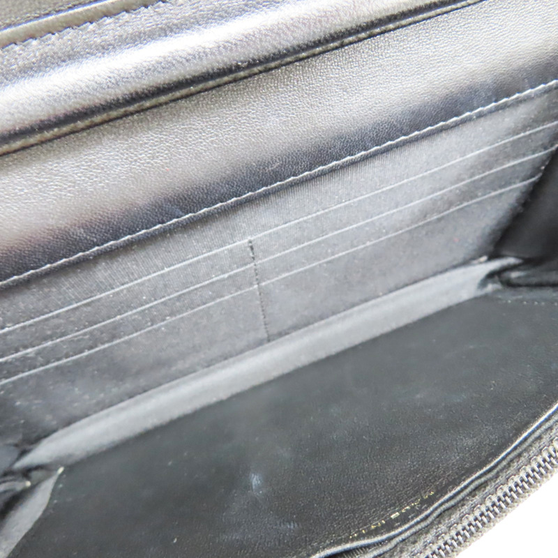 黑色 菱格紋 羊皮 WOC 肩背包 淡金釦【CHANEL 香奈兒】 AP0250-4