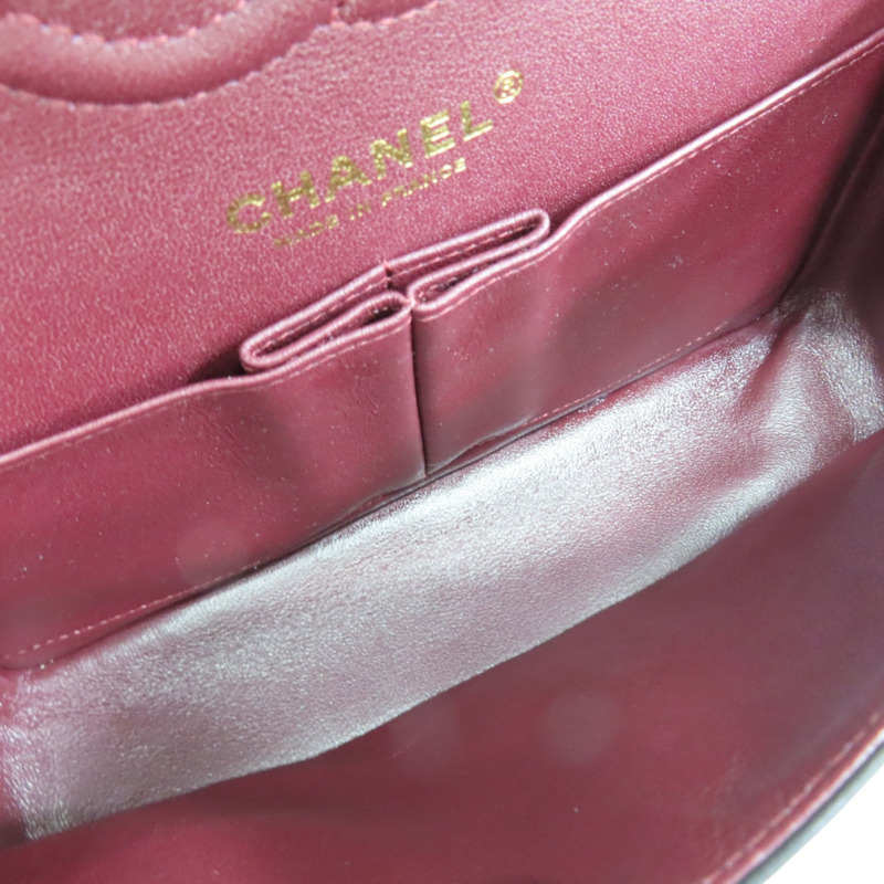 黑色 菱格紋 羊皮 COCO 23 肩背包 金釦 (無卡)【CHANEL 香奈兒】 A01113-4