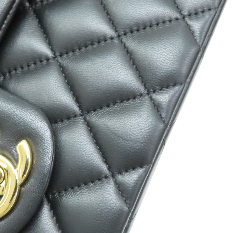 黑色 菱格紋 羊皮 COCO 23 肩背包 金釦 (無卡)【CHANEL 香奈兒】 A01113-12