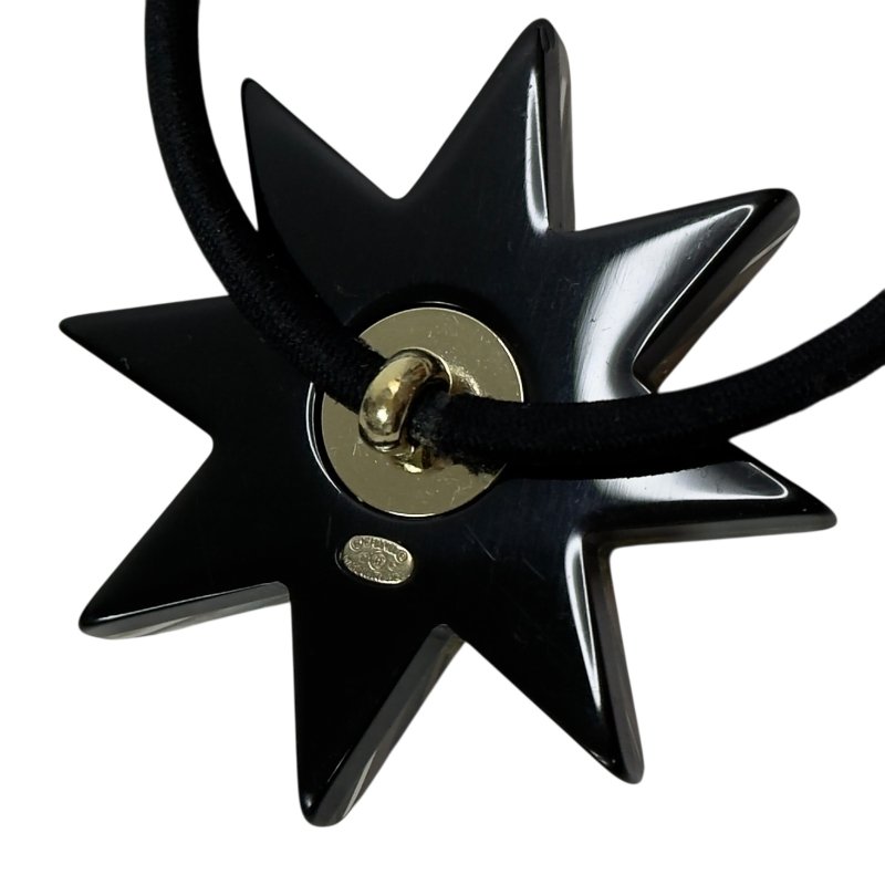 CHANEL CC 星星 彈性 束髮橡筋-7