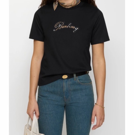 Burberry 女士 圓領 T 恤XXS XS S M L XL碼-2