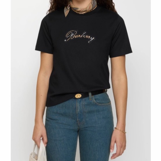 Burberry 女士 圓領 T 恤XXS XS S M L XL碼-3