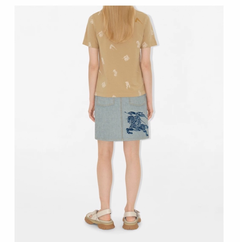 Burberry 女士 徽標圖案T恤XXS XS S M L XL碼-2