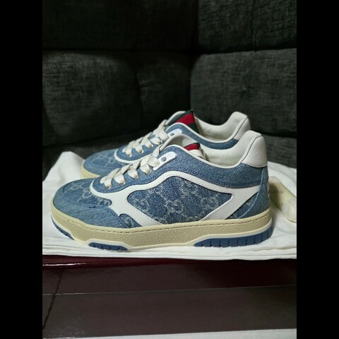 [全新]Gucci 新款 牛仔logo運動鞋 36+