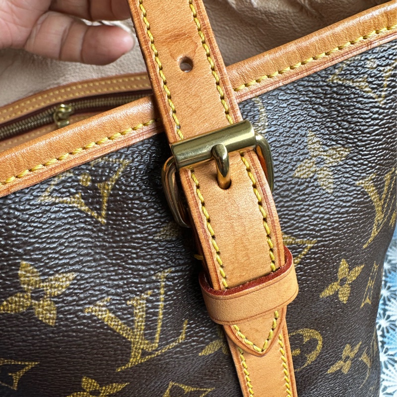 【法製經典】LV Monogram Bucket PM 水桶包、經典老花配蜜糖色植鞣革,法製 FL 序號,實用派首選!-8