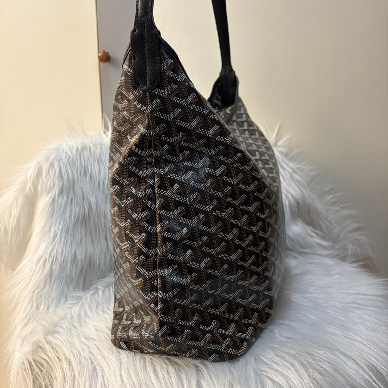 Goyard hobo黑棕肩背包-3