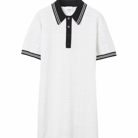 Burberry 女士 格紋 Polo 衫式連衣裙XS S M L碼