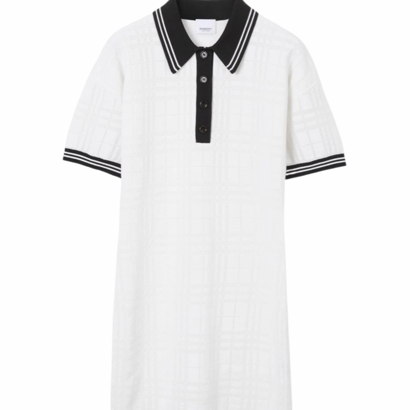 Burberry 女士 格紋 Polo 衫式連衣裙XS S M L碼-0