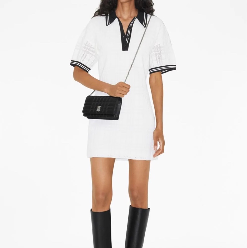 Burberry 女士 格紋 Polo 衫式連衣裙XS S M L碼-1