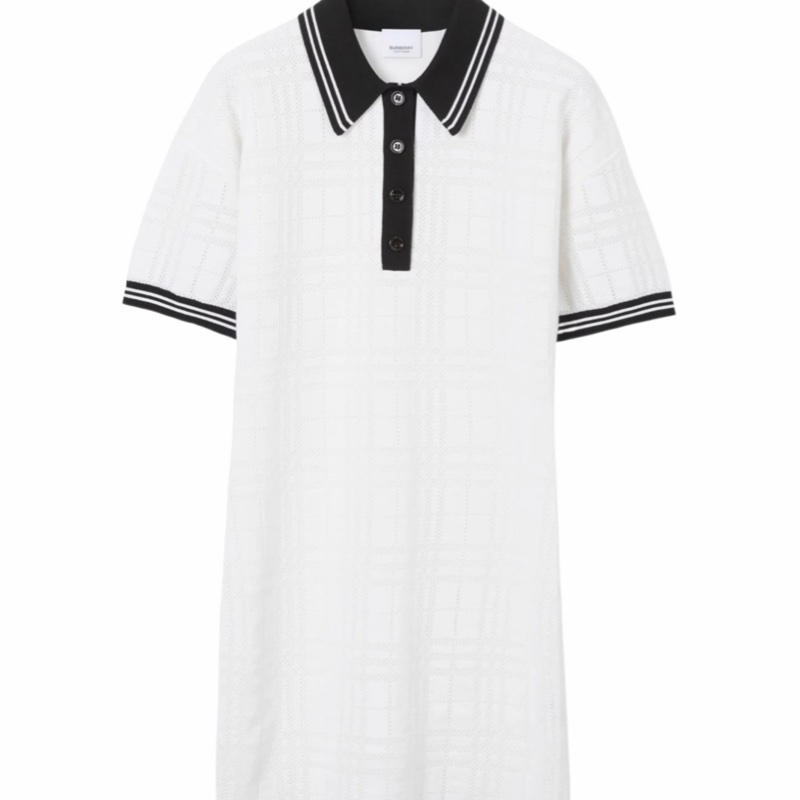 Burberry 女士 格紋 Polo 衫式連衣裙XS S M L碼-4