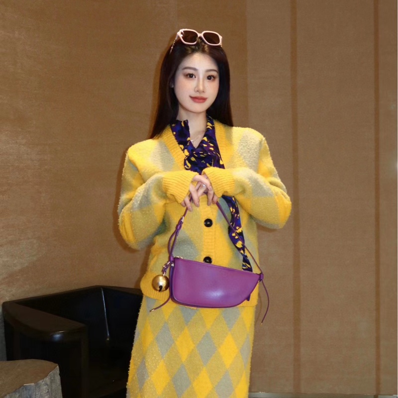 Burberry 女士 長袖格紋針織衫XXS XS S M L碼-1