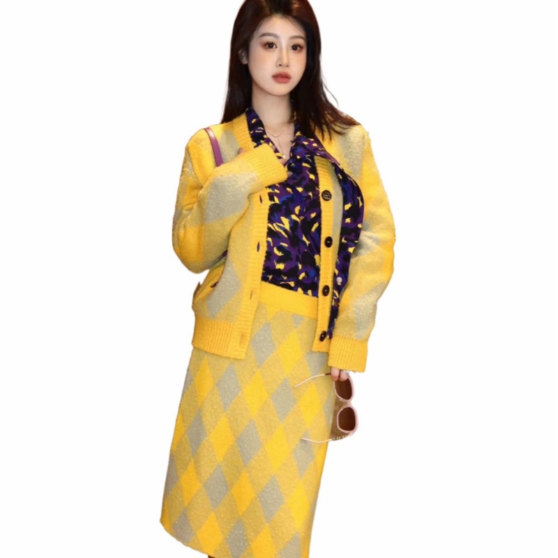 Burberry 女士 長袖格紋針織衫XXS XS S M L碼-2