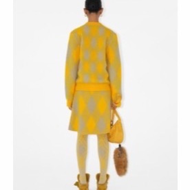 Burberry 女士 長袖格紋針織衫XXS XS S M L碼-4