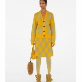 Burberry 女士 長袖格紋針織衫XXS XS S M L碼-5