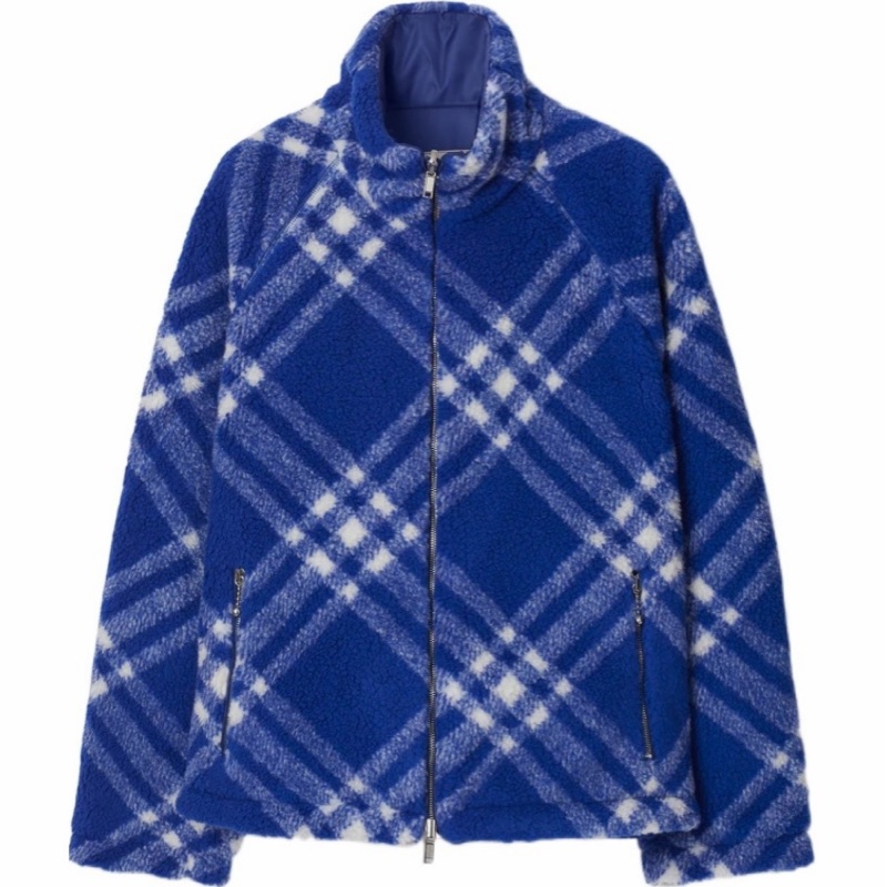 Burberry 女士 雙面兩穿羊毛休閒夾克UK-4 UK-6碼-0