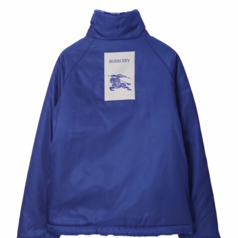 Burberry 女士 雙面兩穿羊毛休閒夾克UK-4 UK-6碼-3