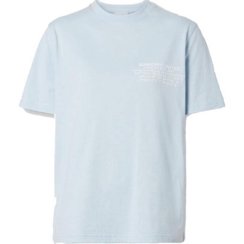 Burberry 女士 徽標印花T恤XS碼-0