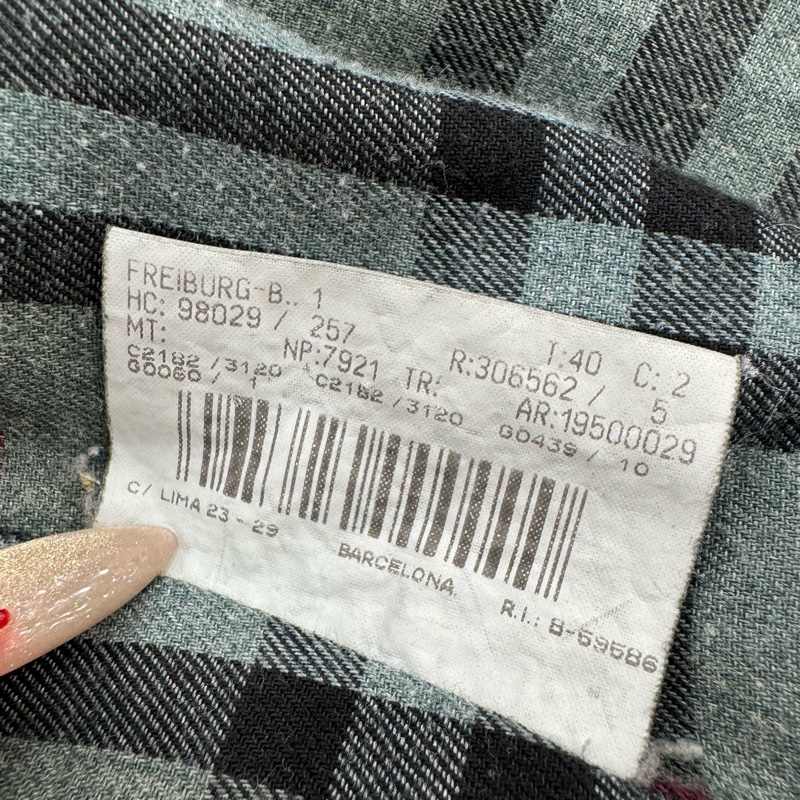 Burberry 淺藍色菱格絎縫外套 vintage 二手 中古-17