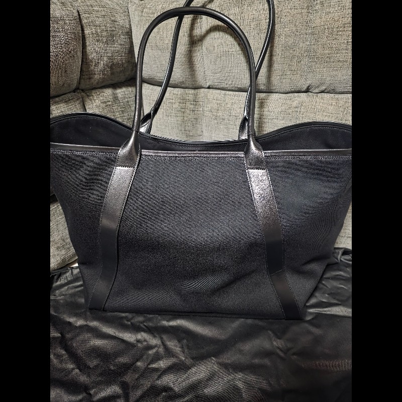 Saint Laurent YSL 帆布刺繡拖特包-1