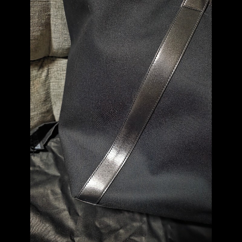 Saint Laurent YSL 帆布刺繡拖特包-3