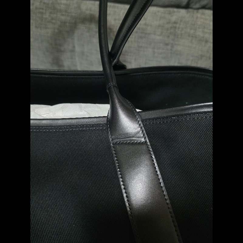 Saint Laurent YSL 帆布刺繡拖特包-5