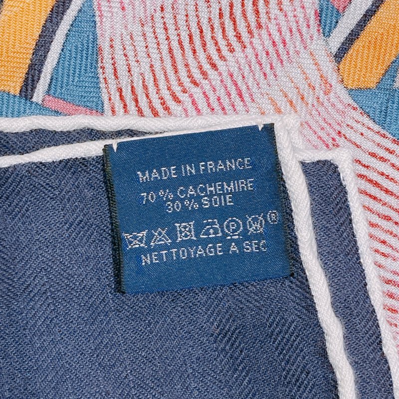 MS0579 Hermes愛馬仕 大方巾 La Selle Imaginaire Shawl Scarf 140 X 140 cm-8