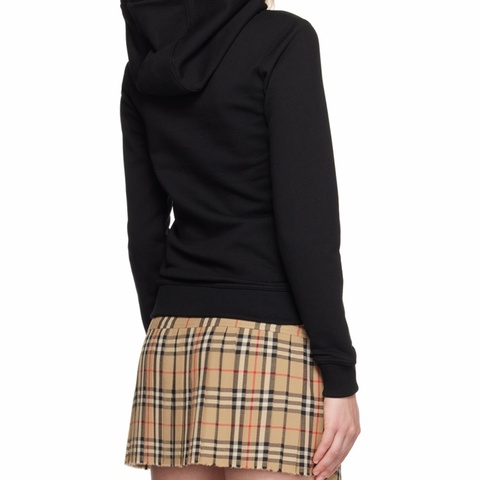 Burberry 女士 Prorsum 標籤棉質連帽衛衣 XS S