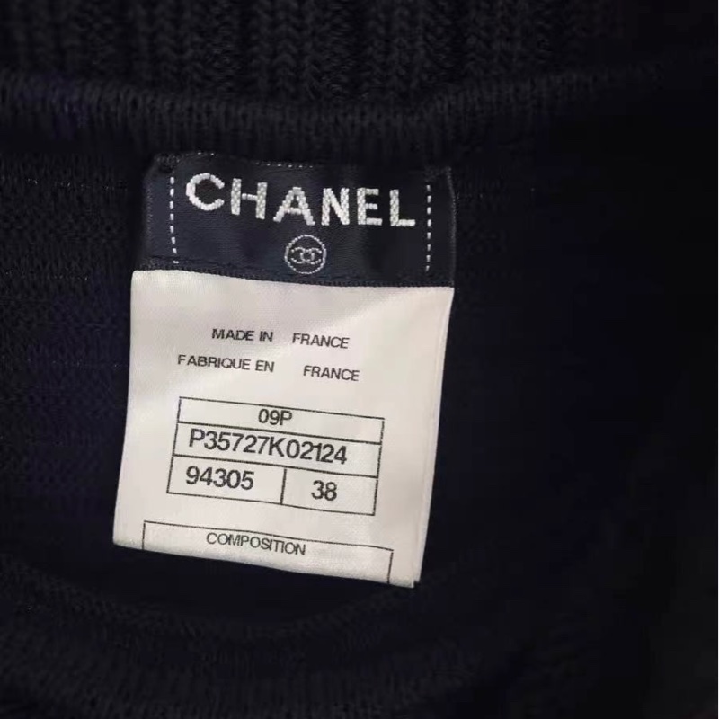 Chanel羊絨長裙38碼-1