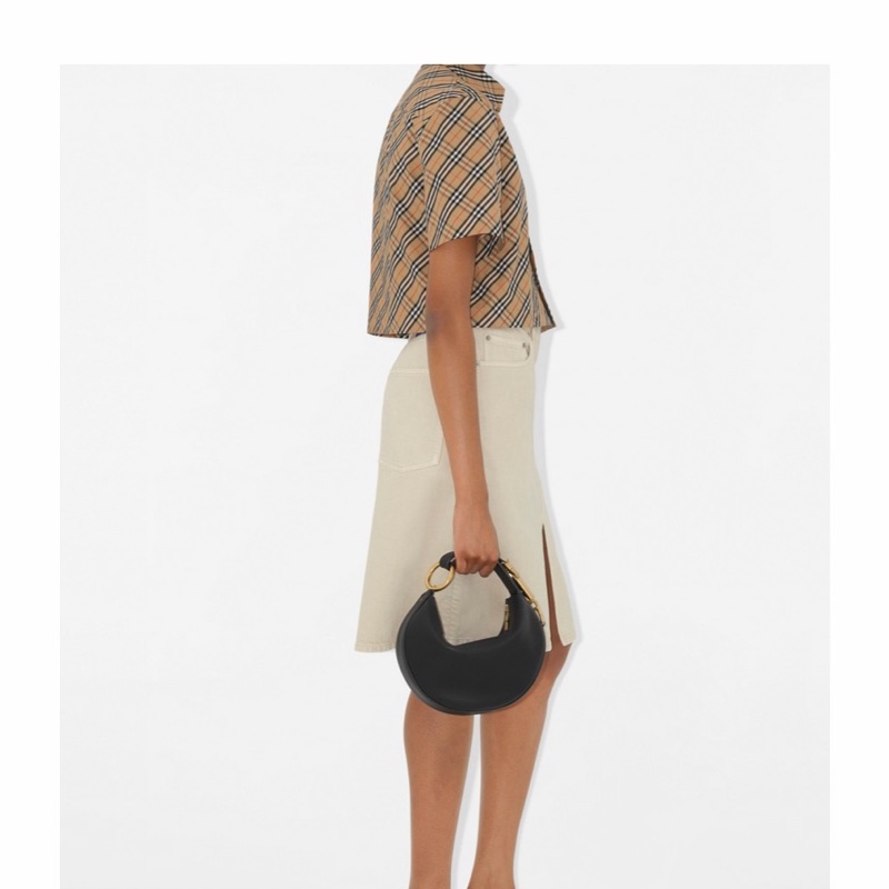 Burberry 女士 短款格紋棉質襯衫UK-2 UK-4 UK-6 UK-8 UK-10 UK-12碼-5