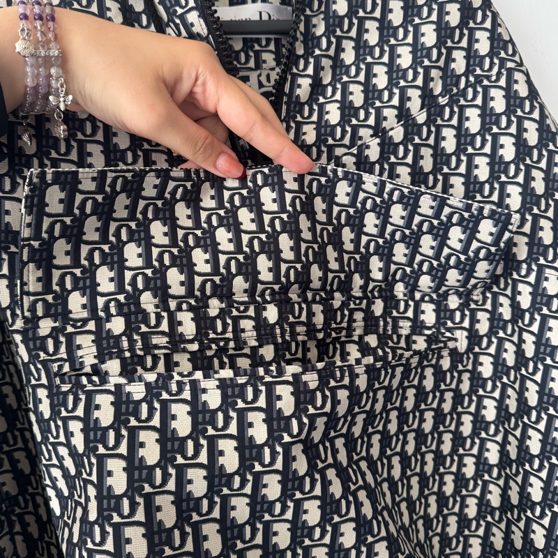 Dior滿版老花前字母防風連帽上衣 超好看❤️‍🔥❤️‍🔥❤️‍🔥-9