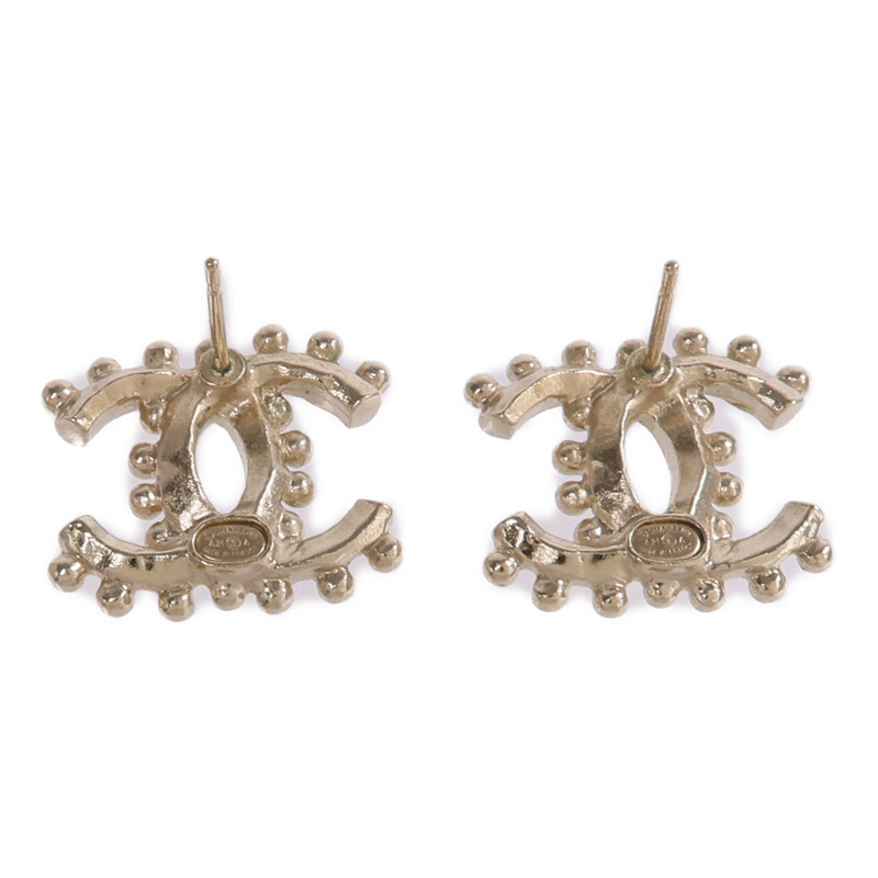 CHANEL 金屬Earrings金扣耳環-2