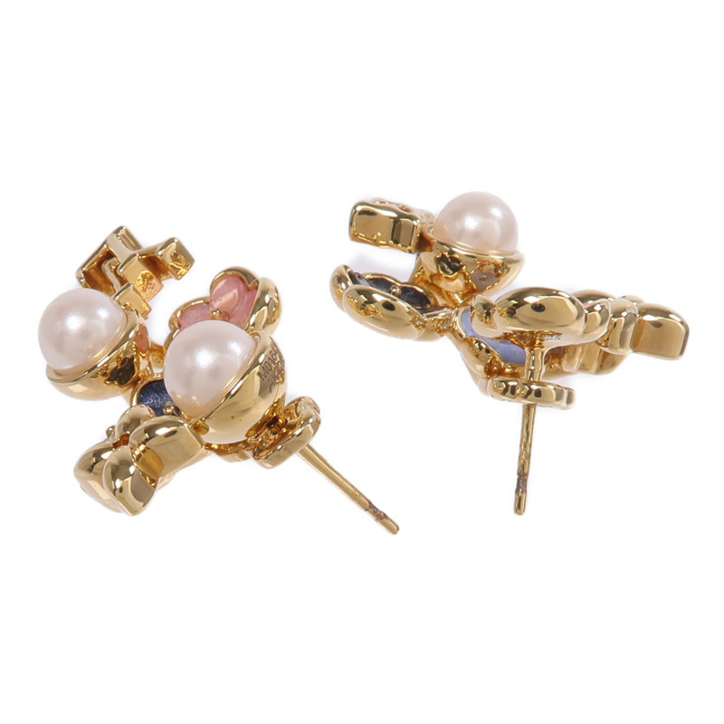 LOUIS VUITTON 金屬/PVC Botanica Earrings金扣耳環-3