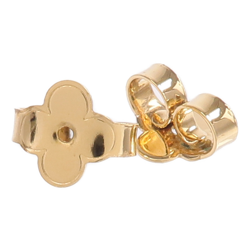 LOUIS VUITTON 金屬/PVC Botanica Earrings金扣耳環-4