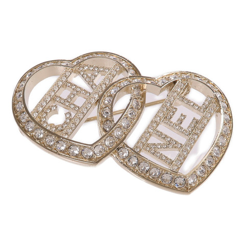 CHANEL 金屬Brooch金扣胸針