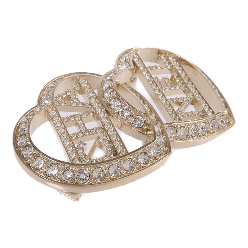 CHANEL 金屬Brooch金扣胸針-2