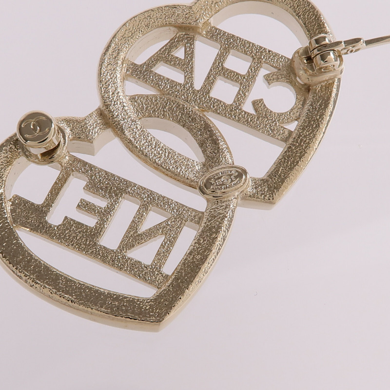 CHANEL 金屬Brooch金扣胸針-6