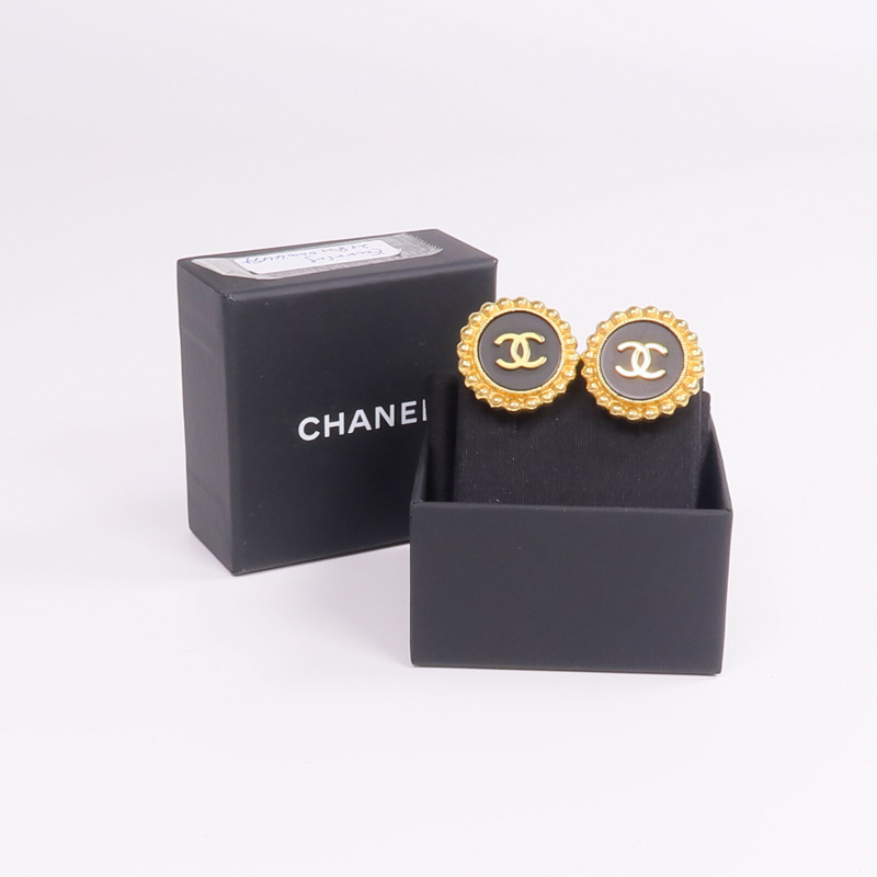 CHANEL 金屬Earrings金扣耳環-7