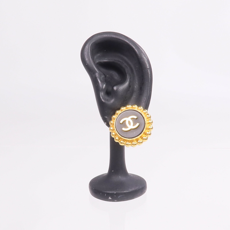 CHANEL 金屬Earrings金扣耳環-8