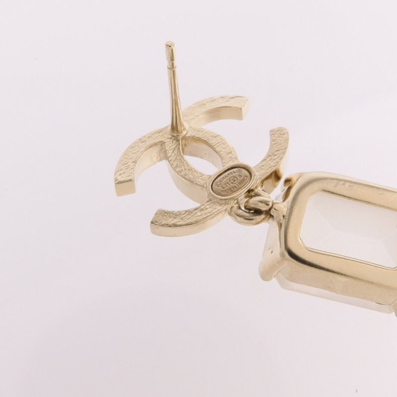 CHANEL 金屬Earrings金扣耳環-5