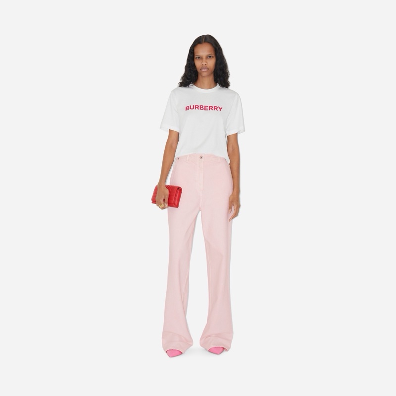 Burberry 女士 圓領短袖T恤XS L XL碼-3
