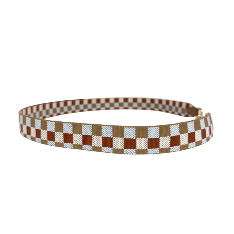 HERMES Maxi Quadrille 肩帶 25 mm-4