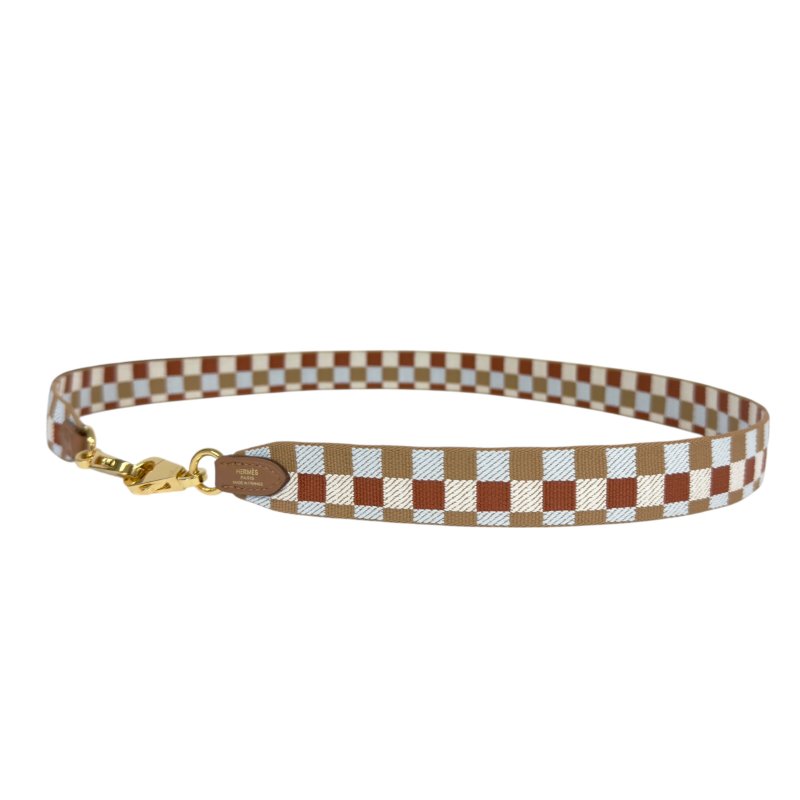 HERMES Maxi Quadrille 肩帶 25 mm-7