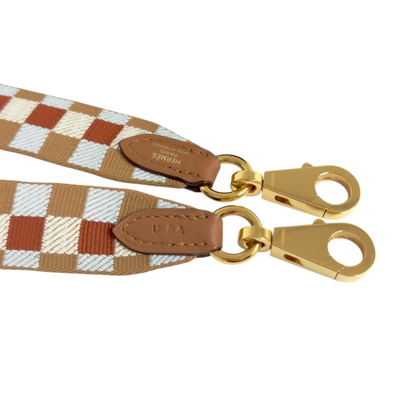 HERMES Maxi Quadrille 肩帶 25 mm-9