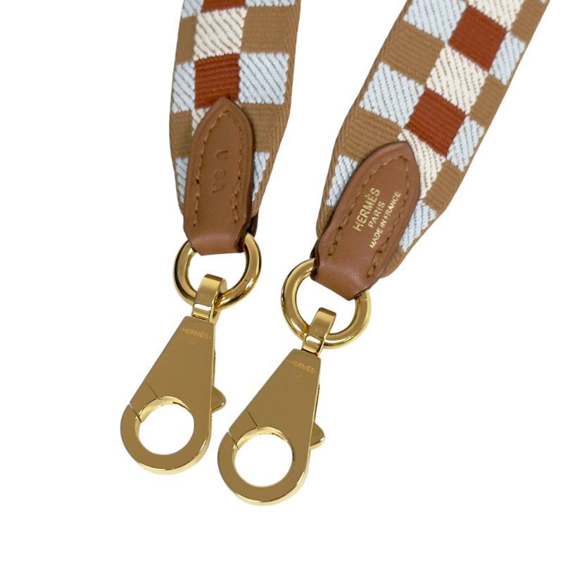 HERMES Maxi Quadrille 肩帶 25 mm-10