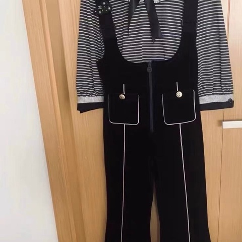 Chanel背帶褲34碼